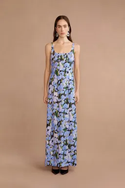 Lovaan Sasha Dress Midnight Bloom Size 10 for rent on The Volte - image 1