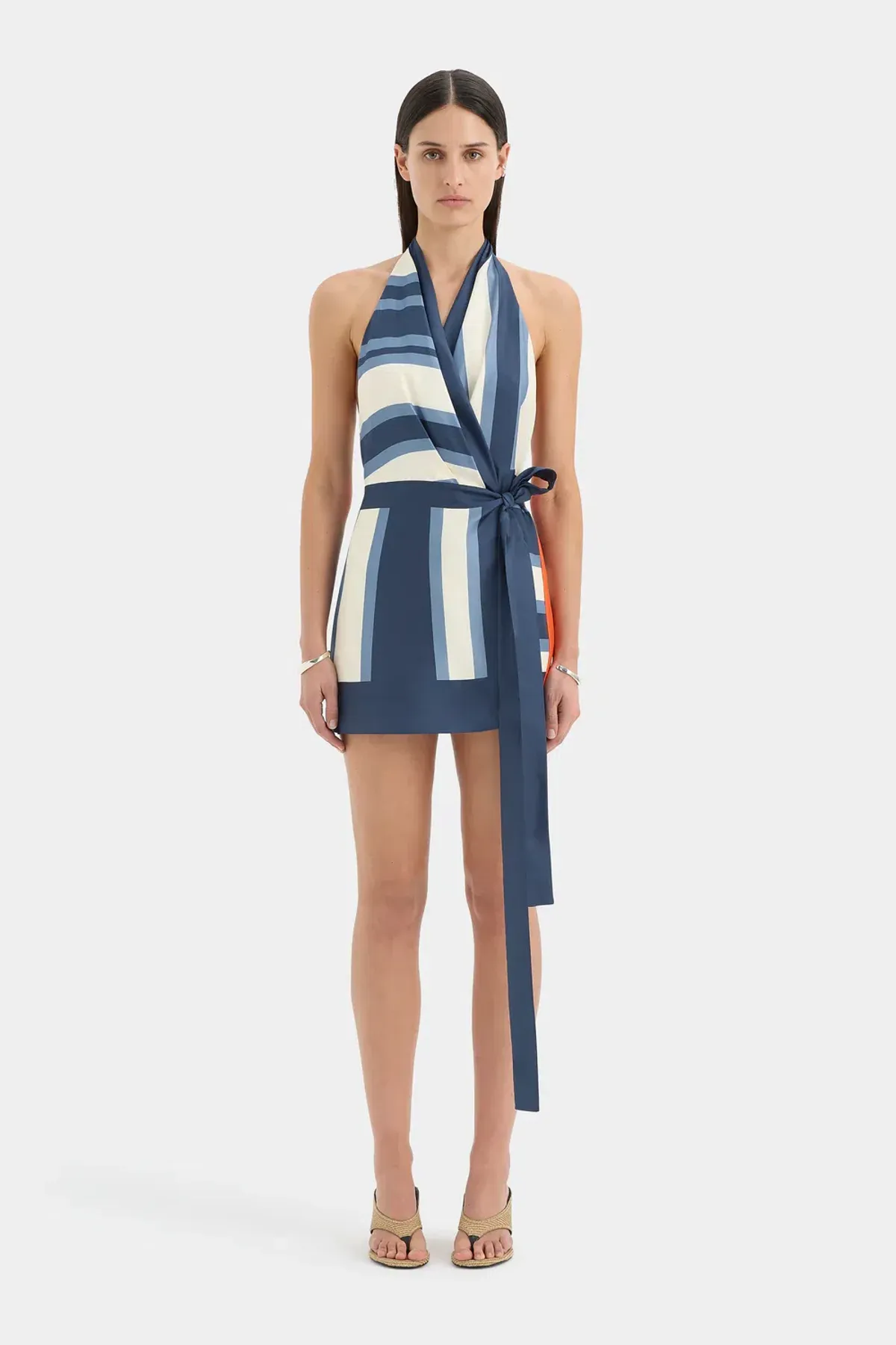 Sir The Label Dazed Wrap Halter Mini Dress Size 4 / AU 14 - Image 3