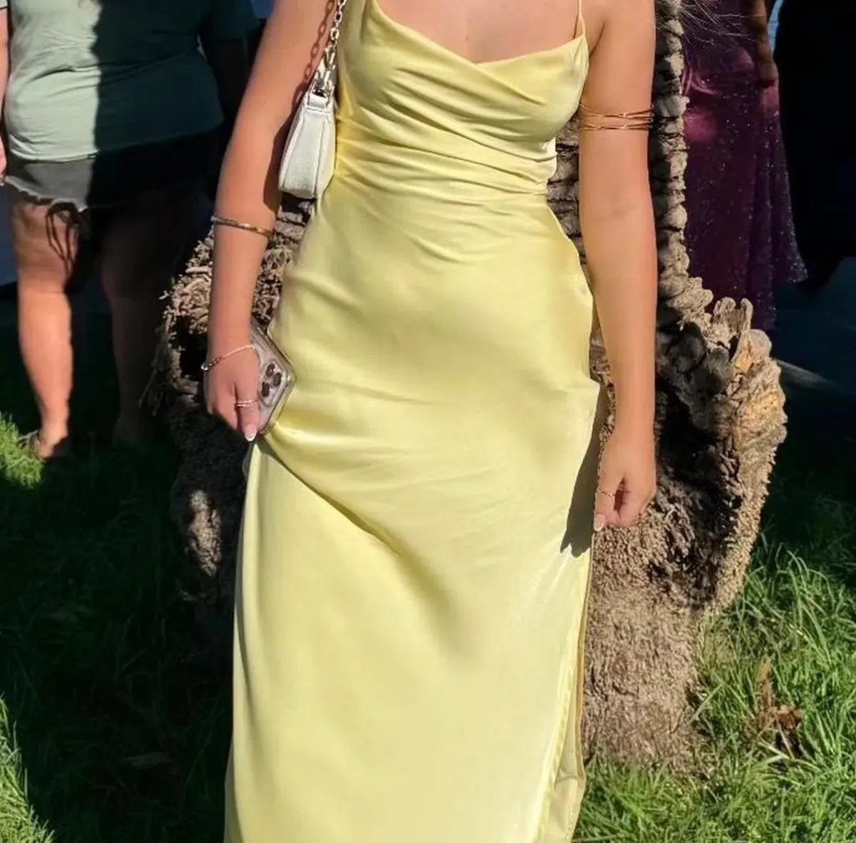 EVIE CHIFFON MAXI DRESS RED - Image 3