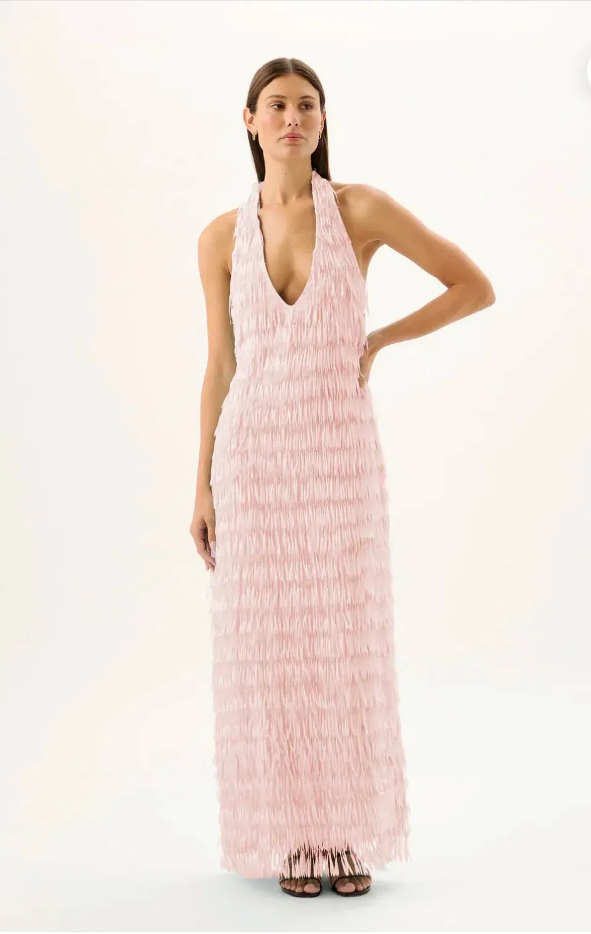 Roame ISCHIA FRINGE DRESS maxi Size xs - Image 1