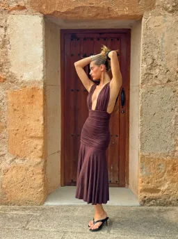 Amelie Teje Lina Midi Dress - size XS for rent on The Volte - image 1