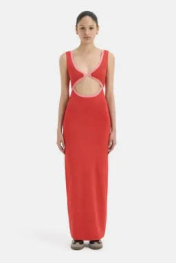SIR The Label Lupita Shaped Midi Dress - size 0 (XS) for rent on The Volte - image 2