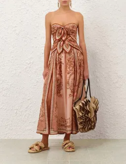 Zimmermann Aster Scarf Midi Dress - size 1 for rent on The Volte - image 4