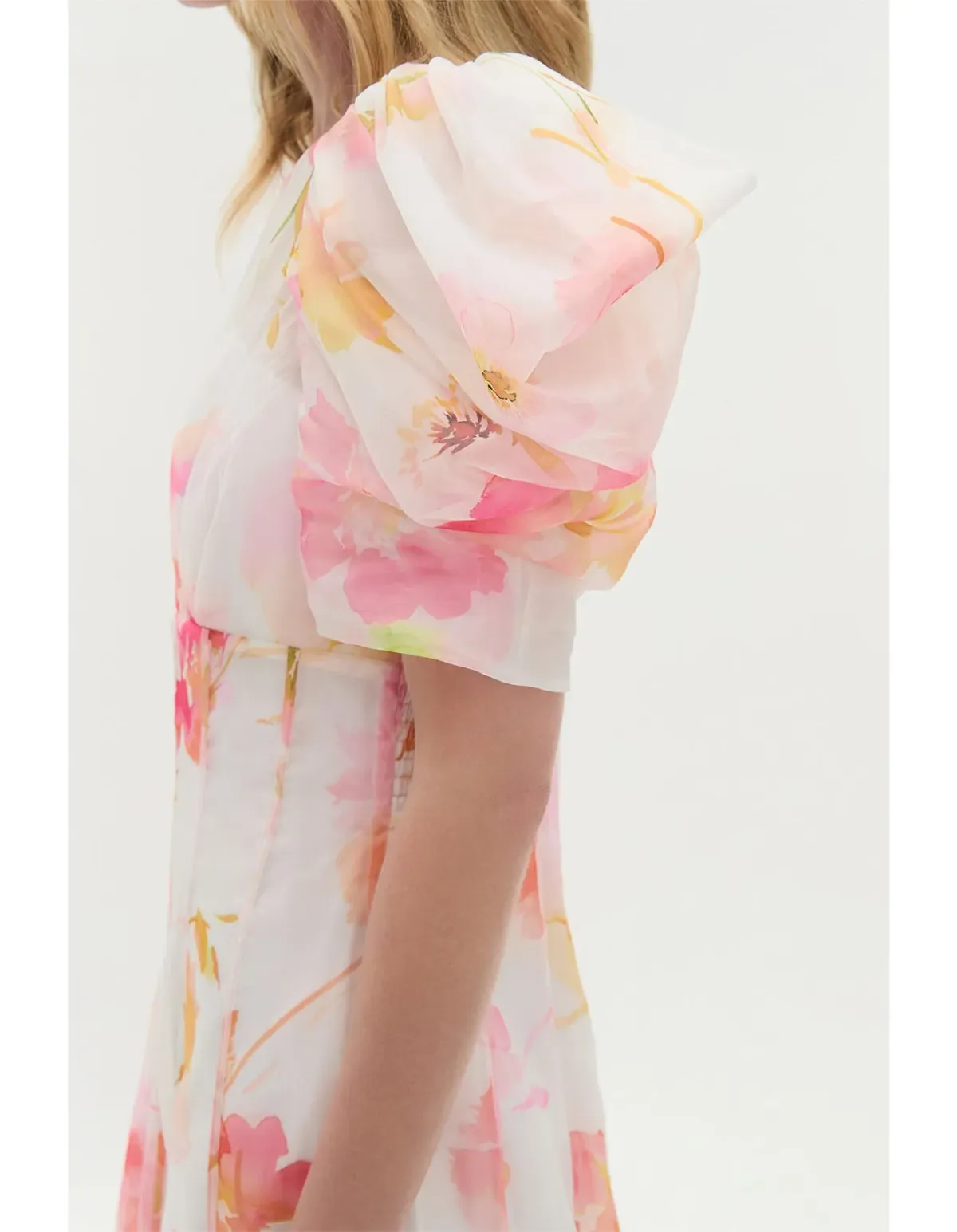 Aje Clementine Midi Dress Floral Size 12 - Image 5