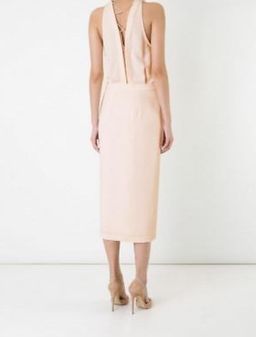 Dion Lee Line II Soft Lace Dress, Black for rent on The Volte - image 3