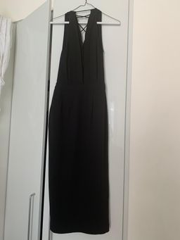 Dion Lee Line II Soft Lace Dress, Black for rent on The Volte - image 7