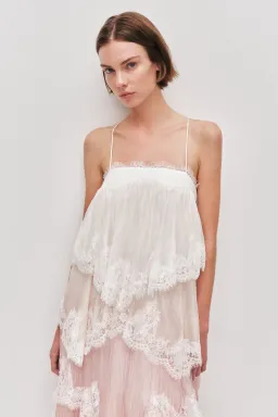 Aje Ophelia Lace Maxi Gown in Multi Size AU 8 for rent on The Volte - image 2