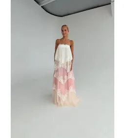 Aje Ophelia Lace Maxi Gown in Multi Size AU 8 for rent on The Volte - image 1