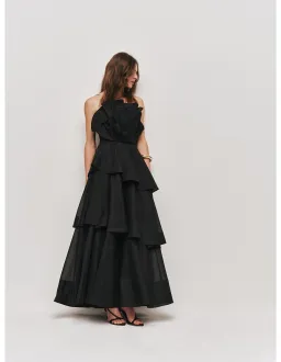 Aje Selestia Gown Black Size 10 for rent on The Volte - image 4
