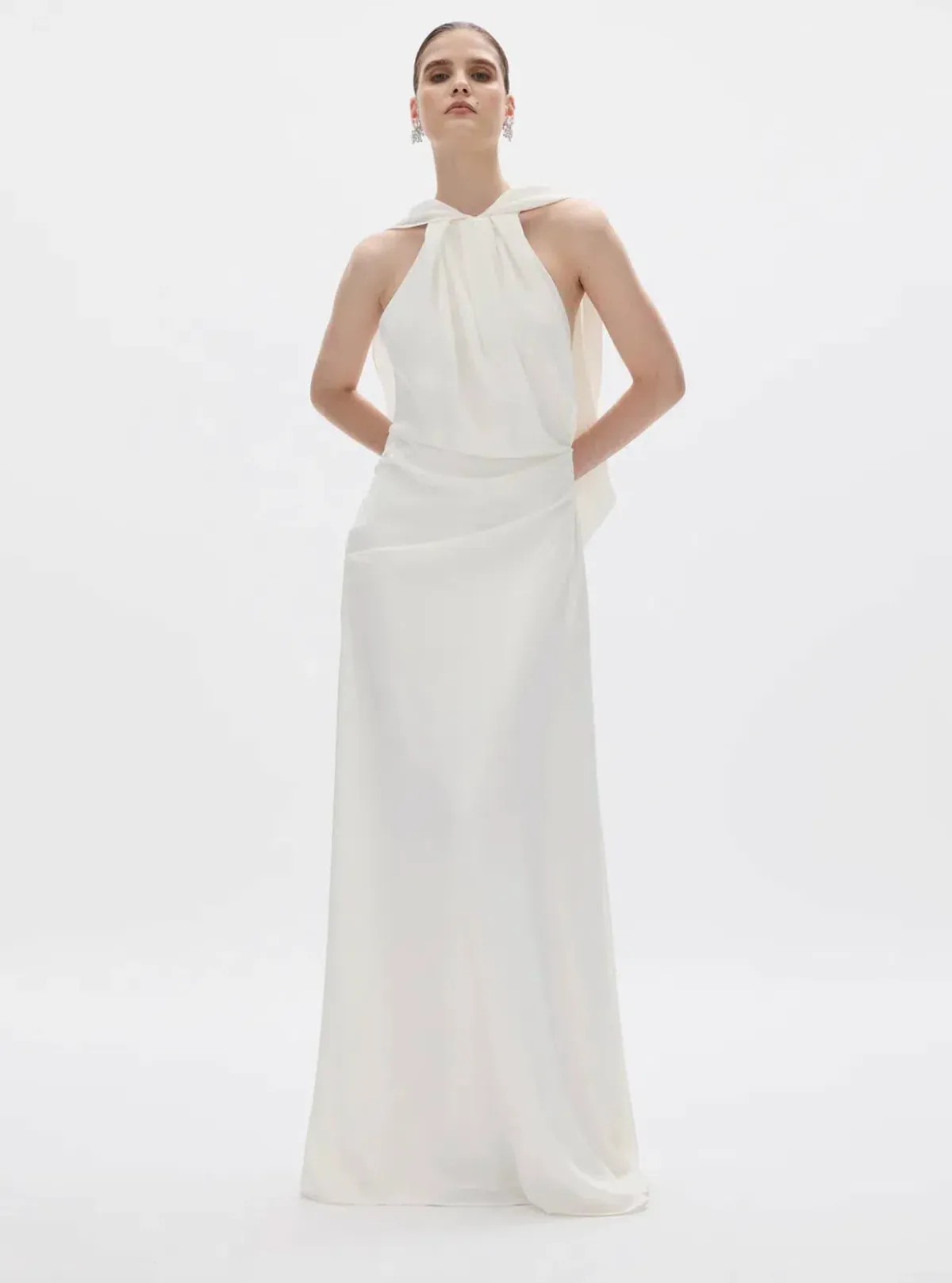 Rachel Gilbert Hallie Gown in White AU 10 - Image 3