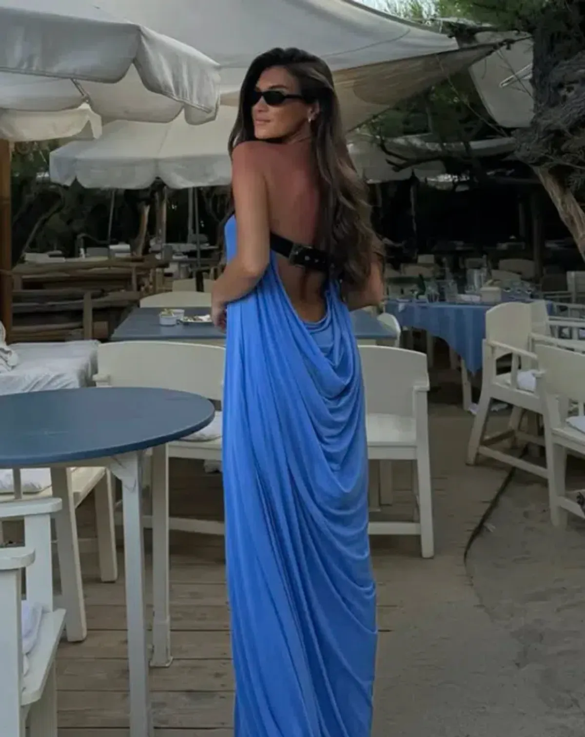 RAT & BOA ANTONIE DRESS BLUE in XXS/XS (Fits AU 6-10) - Image 2