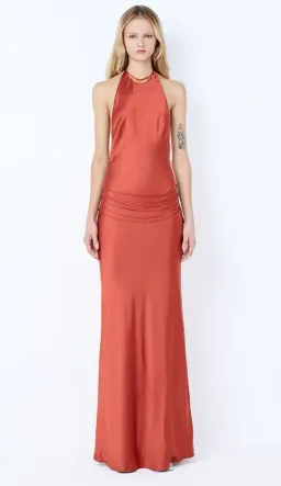 Bec & Bridge QUENTIN RACER MAXI DRESS Paprika Size 8 for rent on The Volte - image 1