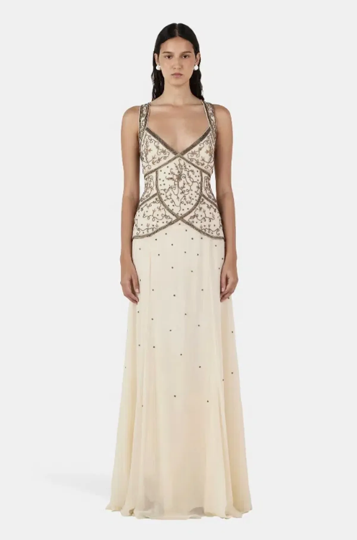 Hansen and Gretel Maja Beaded Maxi Dress - Image 1