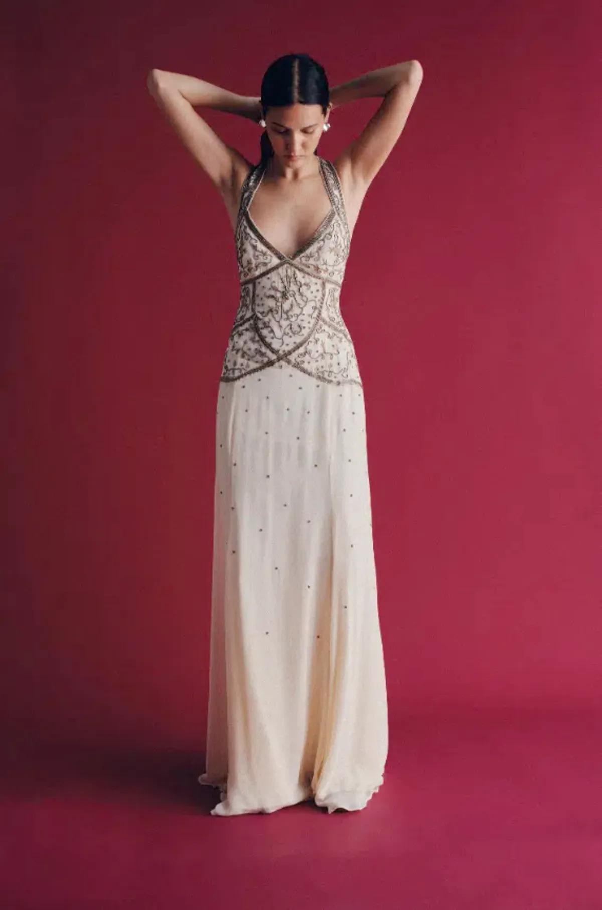 Hansen and Gretel Maja Beaded Maxi Dress - Image 3