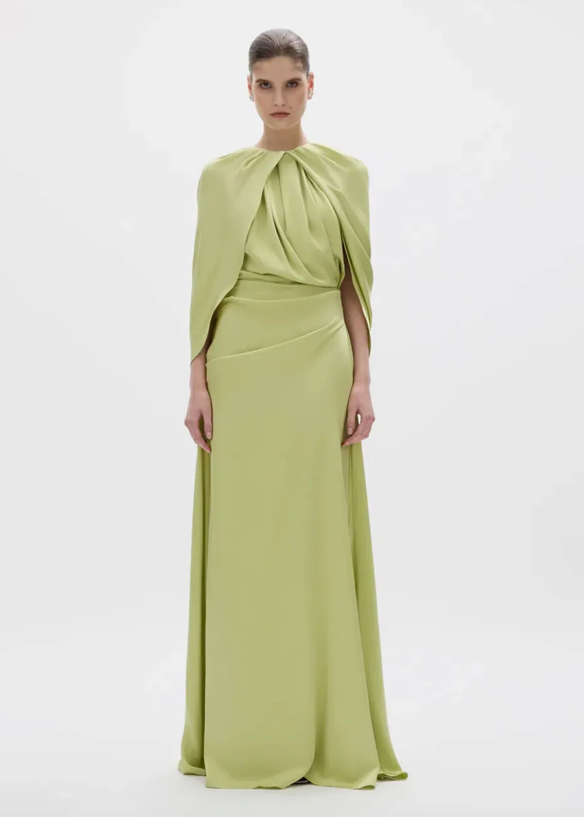 Rachel Gilbert Hallie Gown in Lime Green Size 0 / AU 6 - Image 6