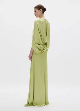 Rachel Gilbert Hallie Gown in Lime Green Size 0 / AU 6 for rent on The Volte - image 2