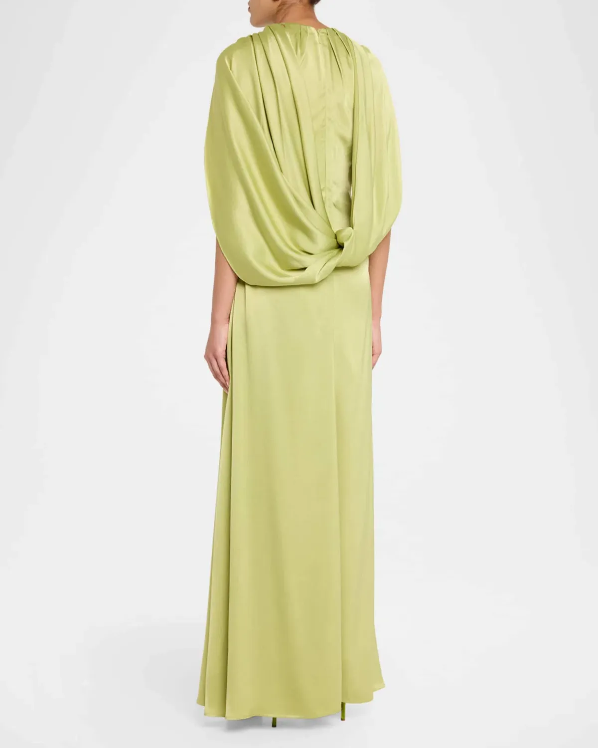 Rachel Gilbert Hallie Gown in Lime Green Size 0 / AU 6 - Image 3