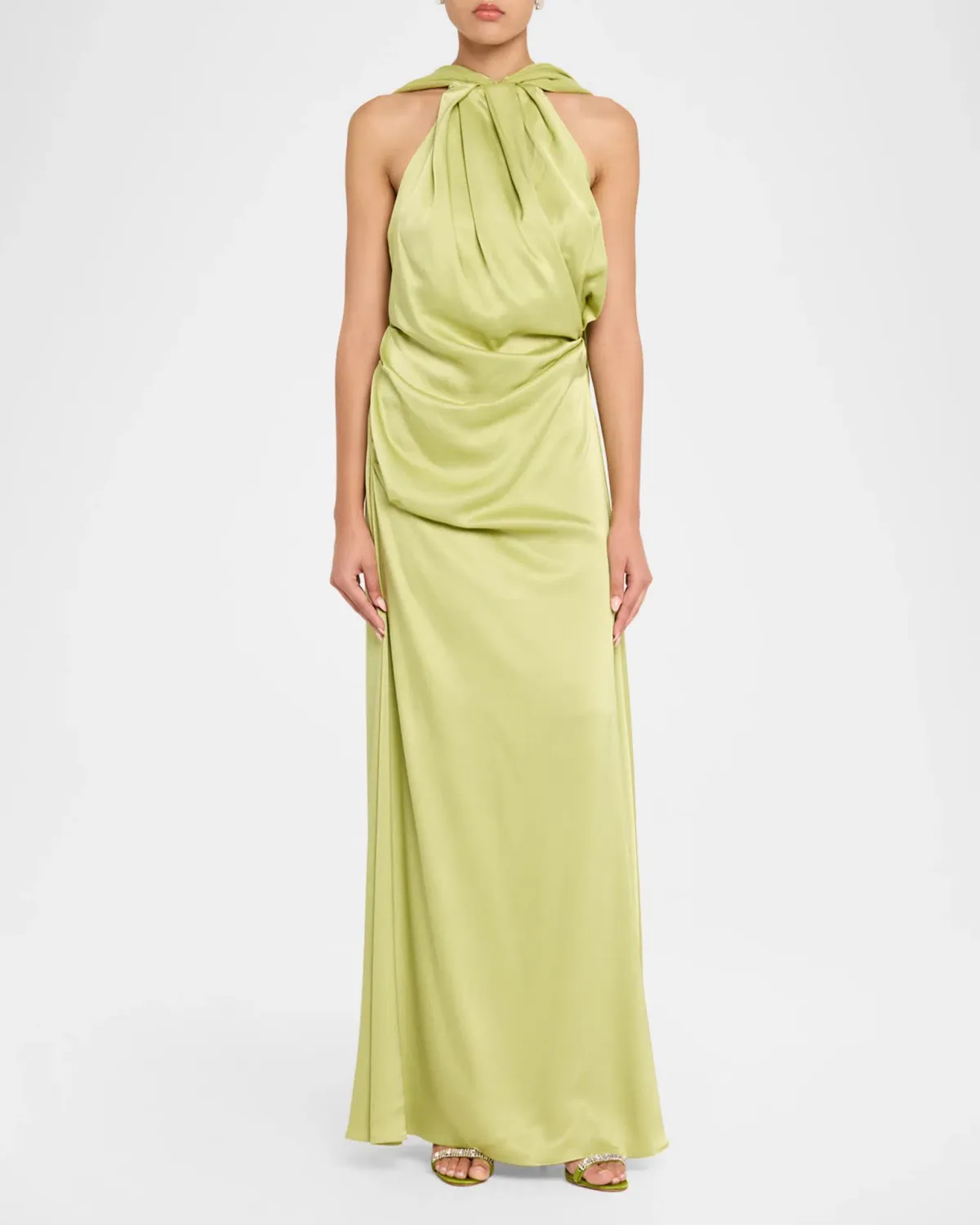 Rachel Gilbert Hallie Gown in Lime Green Size 1 / AU 8 - Image 1