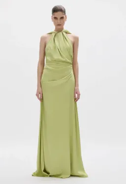 Rachel Gilbert Hallie Gown in Lime Green Size 2 / AU 10 for rent on The Volte - image 5