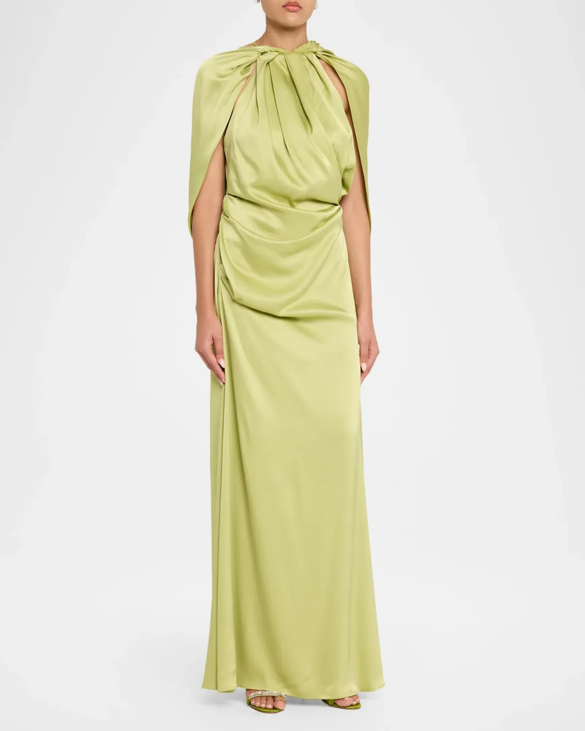 Rachel Gilbert Hallie Gown in Lime Green Size 0 / AU 6 - Image 1
