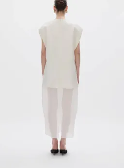 Rachel Gilbert Vida Shift Dress in Ivory Size 4 / AU 14 for rent on The Volte - image 3