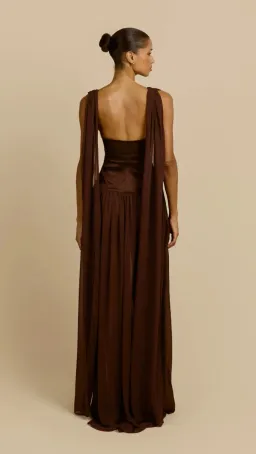 Arcina Ori Ramona Dress - Cacao - Size XS for rent on The Volte - image 3