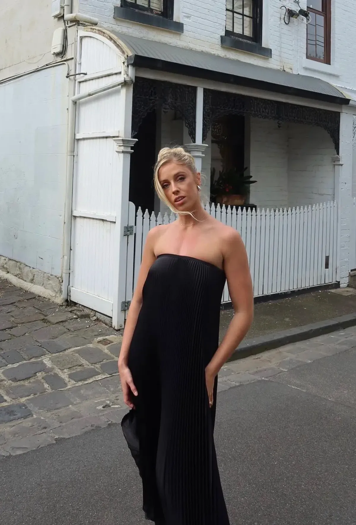 L’idee Faire Gown - Noir - Size 6 - Image 4