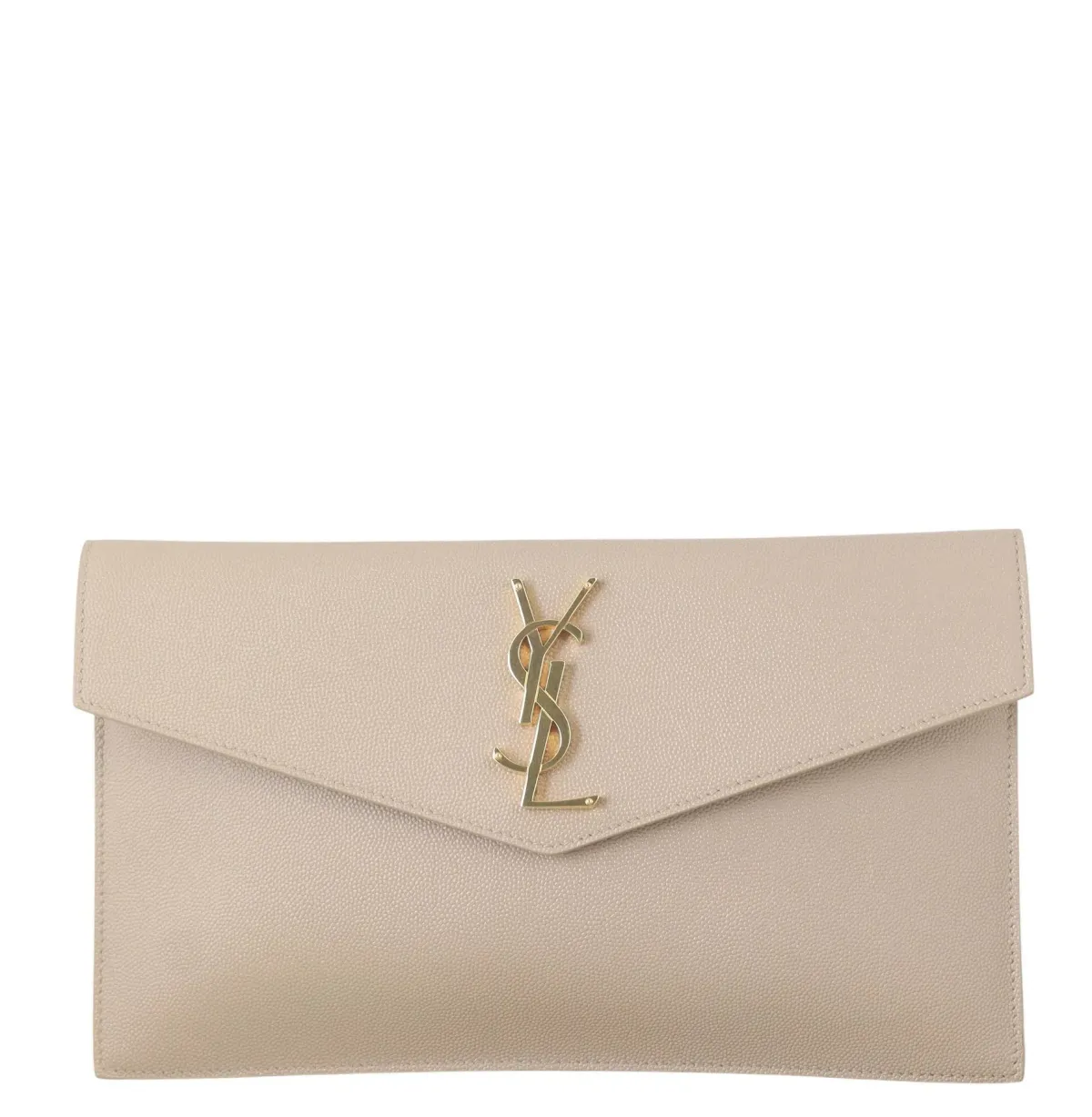 YSL Beige Uptown Pouch - Image 1