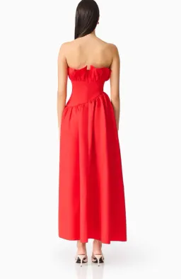Ellaitt Laurel Sleeveless Maxi Dress In Red Size Small for rent on The Volte - image 2