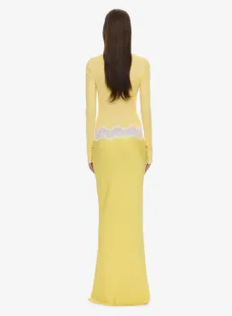 Christopher Esber Open Twist Verner Lace Dress Soleil White Size 8 for rent on The Volte - image 2