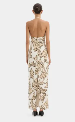 Sir the Label Elodie Halter Midi Dress Patale Size 1 for rent on The Volte - image 2