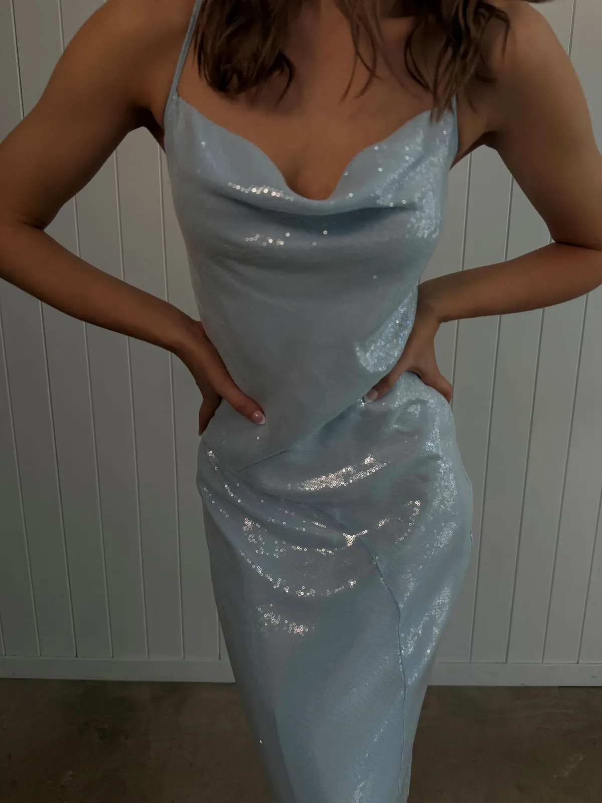 Suboo Luca Sequin Maxi Dress Size Small - Image 5