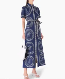 Alemais Oceane Midi Linen Shirt Dress Size 6 fits an 8 too for rent on The Volte - image 5