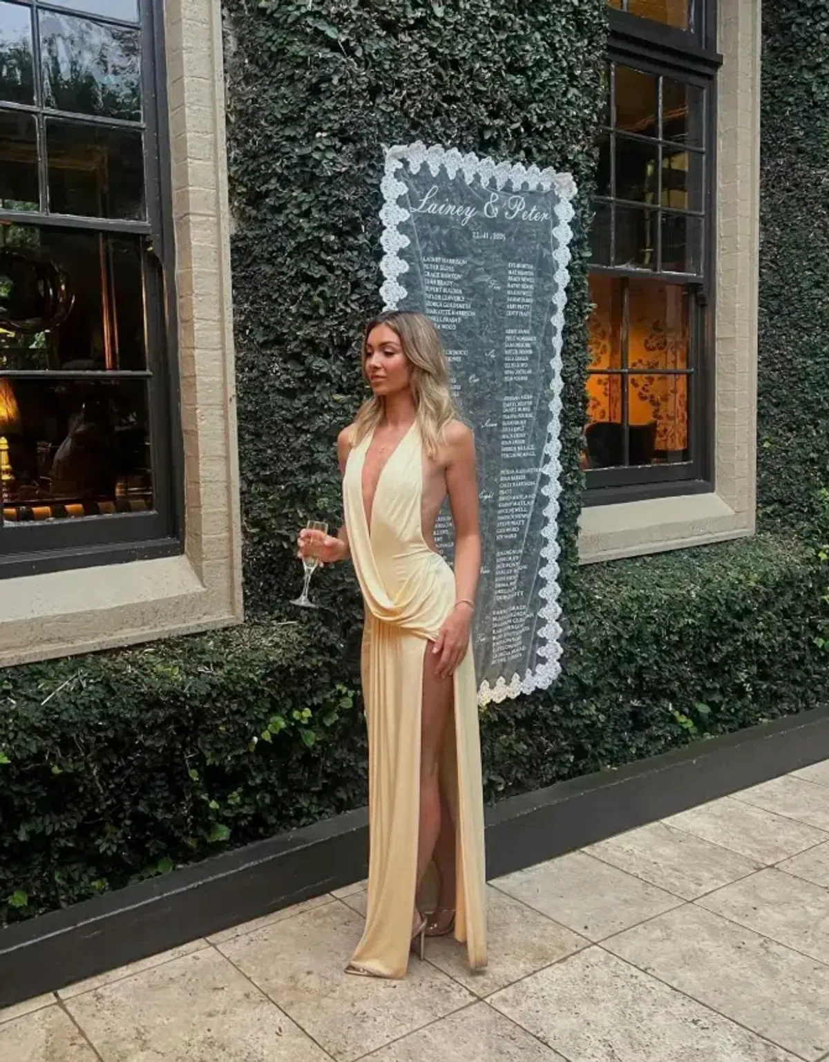 Natalie Rolt Winona Gown Lemon Size 0 / AU 6 - Image 3