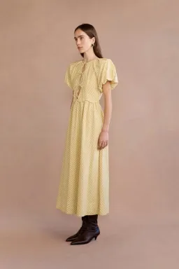 Lovaan Rose Dress Daffodil Size 10 for rent on The Volte - image 2