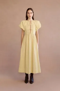 Lovaan Rose Dress Daffodil Size 10 for rent on The Volte - image 1