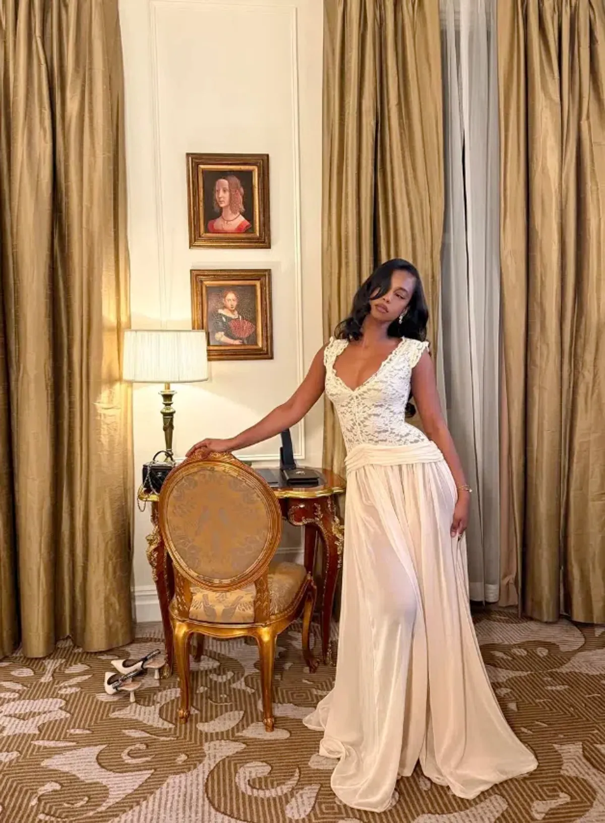 Arcina Ori Arabella Dress Beige Size XS / AU 6 - Image 4