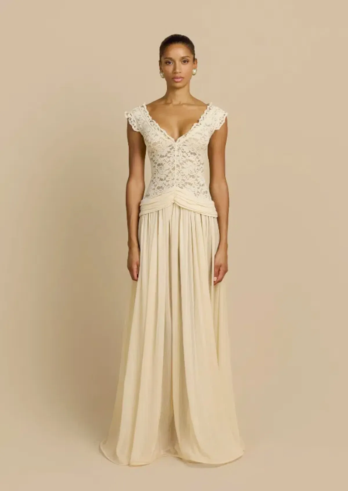 Arcina Ori Arabella Dress Beige Size XS / AU 6 - Image 1