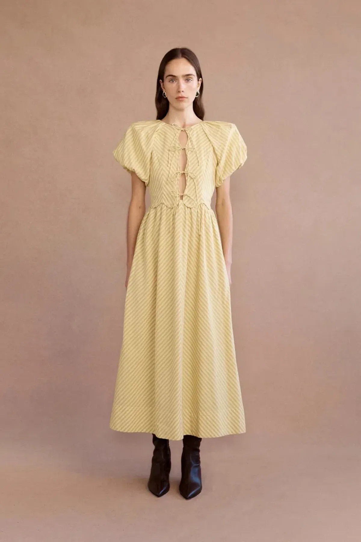Lovaan Rose Dress Daffodil Size 14 - Image 1