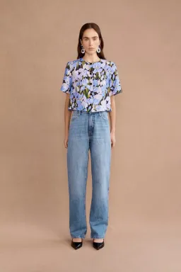 Lovaan Jasmine Top Midnight Bloom Size 10 for rent on The Volte - image 1