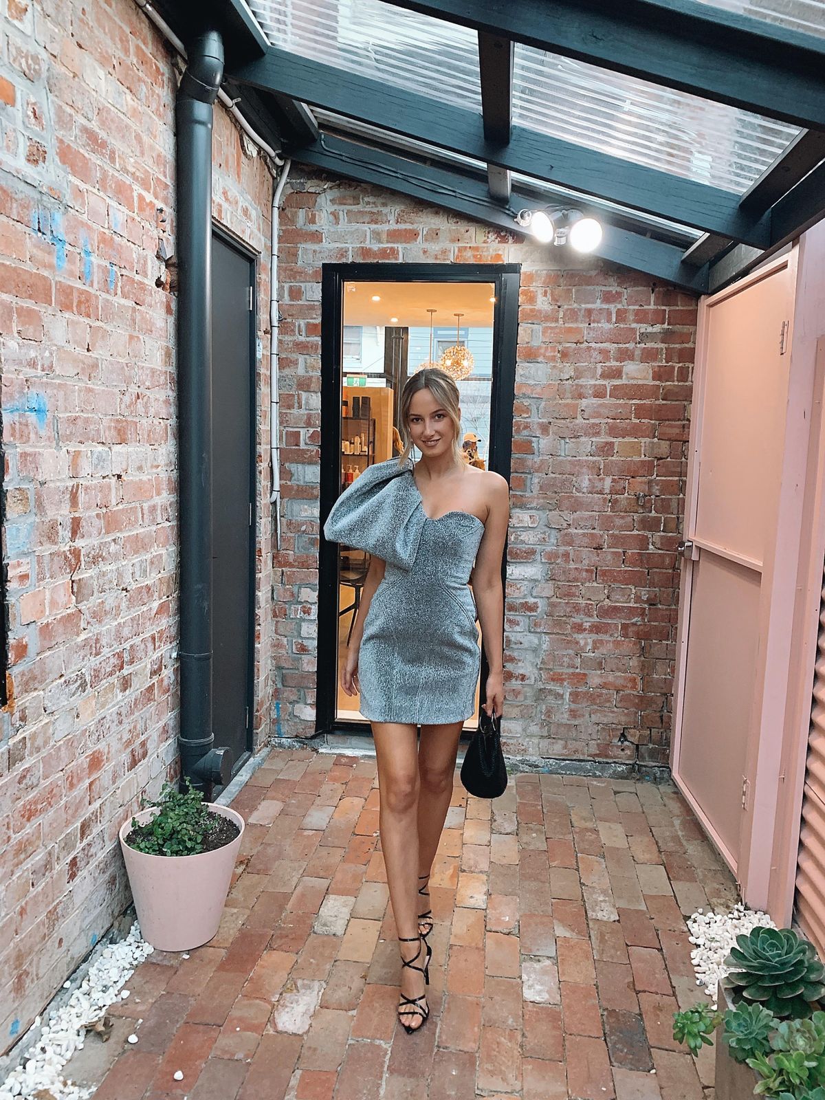 Camilla and Marc Gabrielle Mini Dress Silver Size 6 - Image 1