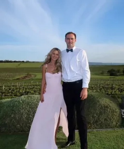 Manninng Cartell Double Time Pleat Dress Hydrangea Pink Bridesmaid Dress in AU 12 for rent on The Volte - image 2