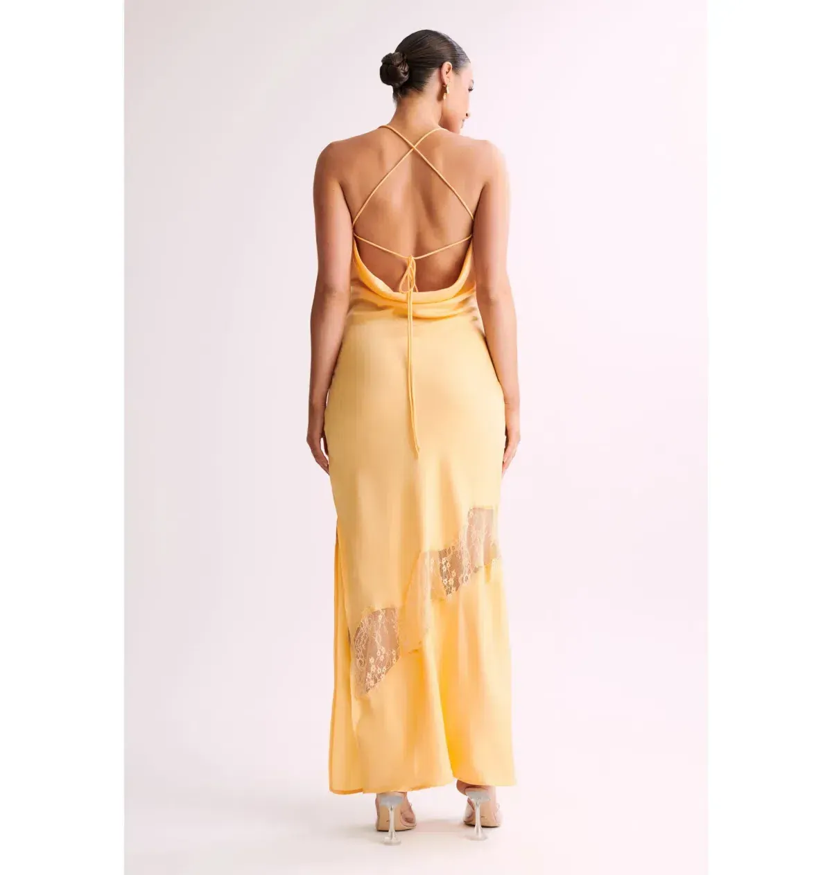 Meshki Chandra Maxi Dress Lemon Size XS - Image 6