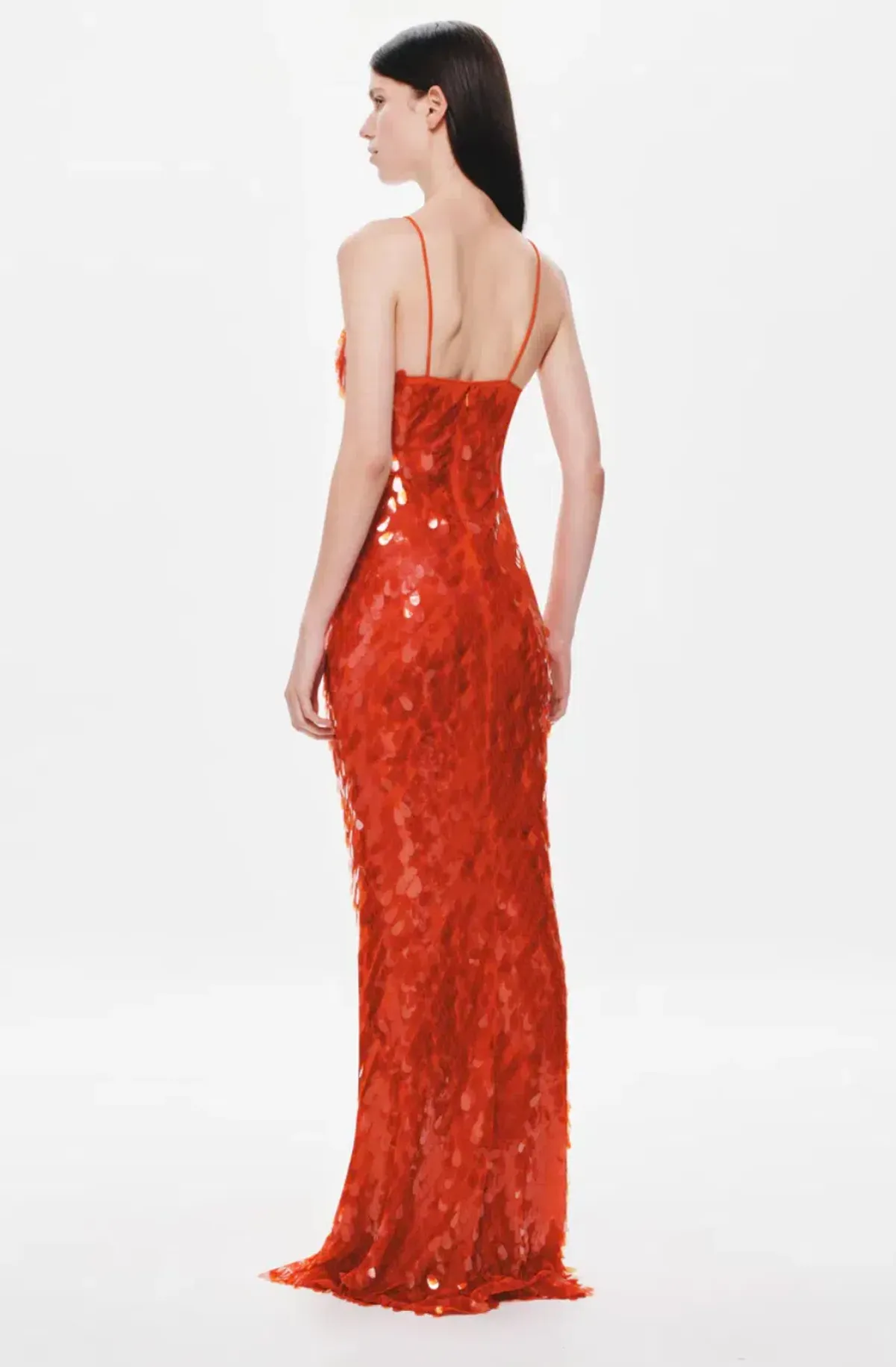 Misha Sapphire Sequin Maxi Dress in Red Sequin Size M / AU 10 - Image 6