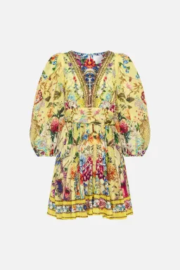 Camilla Blouson Flared Dress Birds And The Bees size L au 14 for rent on The Volte - image 4