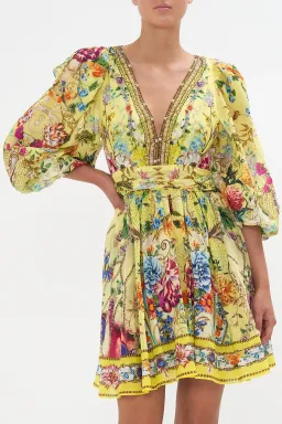 Camilla Blouson Flared Dress Birds And The Bees size L au 14 for rent on The Volte - image 2