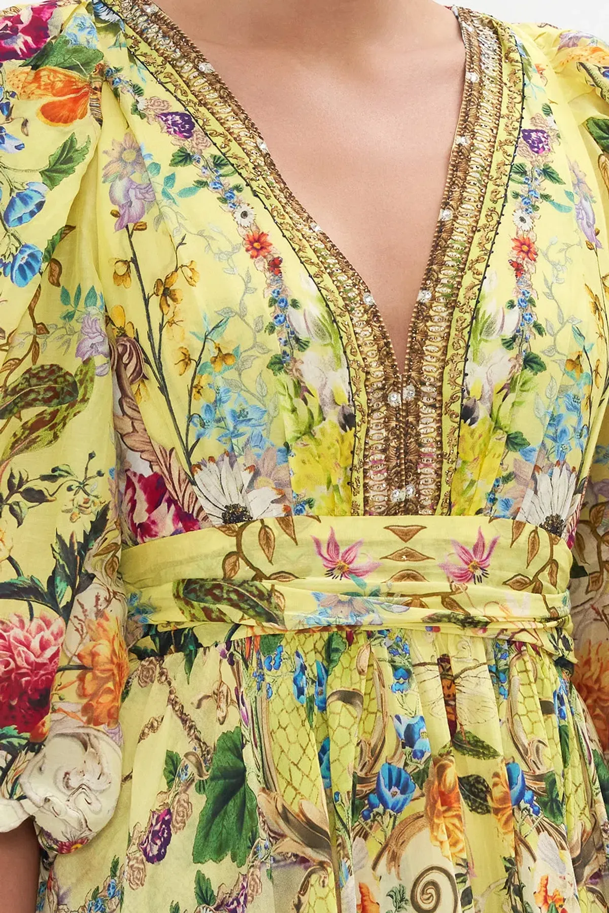 Camilla Blouson Flared Dress Birds And The Bees size L au 14 - Image 6