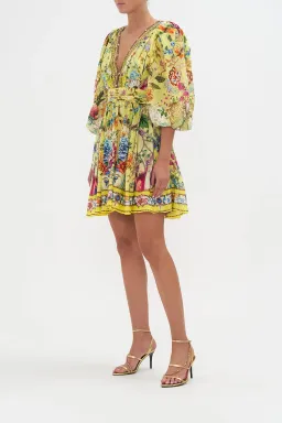Camilla Blouson Flared Dress Birds And The Bees size L au 14 for rent on The Volte - image 5