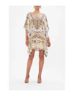 Camilla Short Round Neck Kaftan Palazzo Play Date size one size  for rent on The Volte - image 2