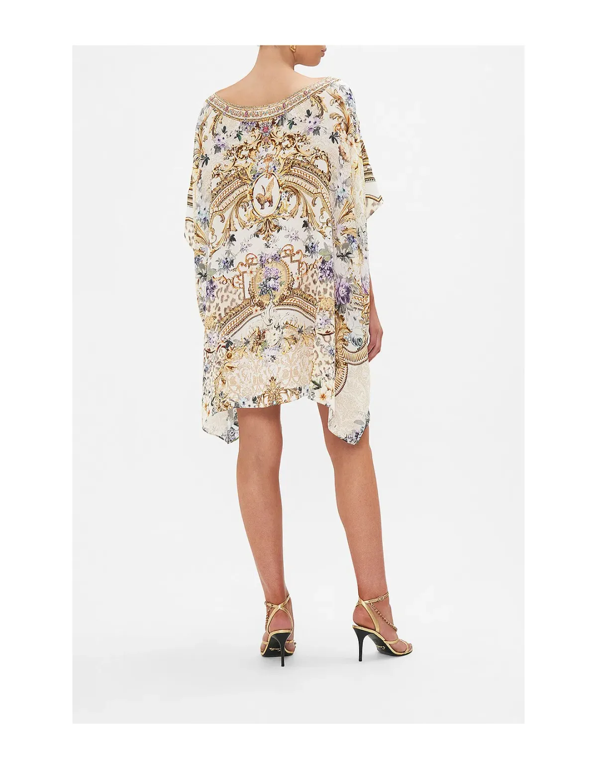 Camilla Short Round Neck Kaftan Palazzo Play Date size one size  - Image 5